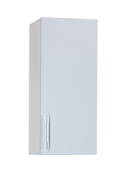 Шкаф для посуды 30 Серебристый металлик фасад МДФ SANTREK HOME