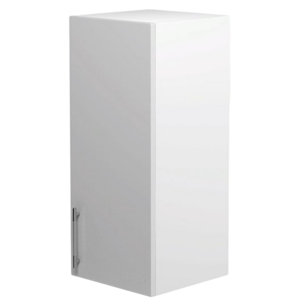 Шкаф для посуды 30 Белый металлик фасад МДФ SANTREK HOME