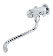 09101900 Кран порционно-нажимной с наружной подводкой с S-200 изливом ВАРИОН