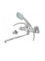 1024-875 Смеситель Ванна "ВАРИОН" термостатический КАСКАД плоский излив 30 см