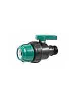 Кран шаровый 40х1 1/4" ш/ц ПЭ poel-san