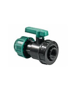 Кран шаровый 40х1" г/ц ПЭ poel-san