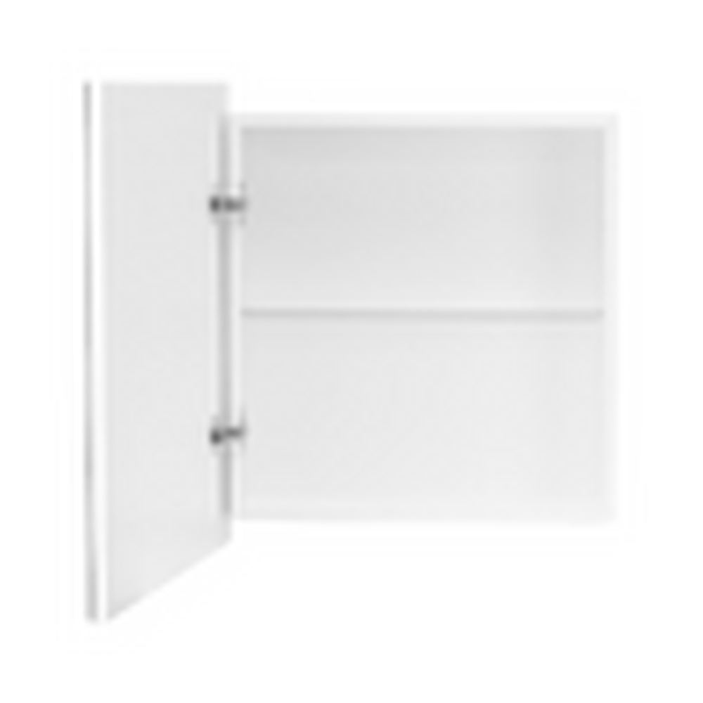 Зеркало-шкаф SANTREK HOME "ЕШЗ универсальный" (Белый) стеклянная полка 550х600х120