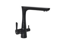 Смеситель Кухня EWIGSTEIN Г-обр. с краном пит.воды (антрацит) (32235159)
