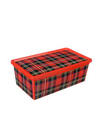 Ящик 5,5л. с крышкой Деко-клетка 340х190х120мм (М-пластика) (М 2356)* РАСПРОДАЖА