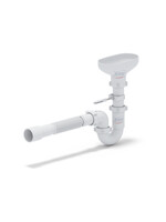 DR0115 Сифон АНИ Пласт 1 1/2 * 40 прямоточный с разрывом струи с г/т 40*40/50