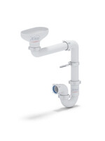 DR5000 Сифон АНИ Пласт 1 1/2 * 40 прямоточный с разрывом струи смещенный