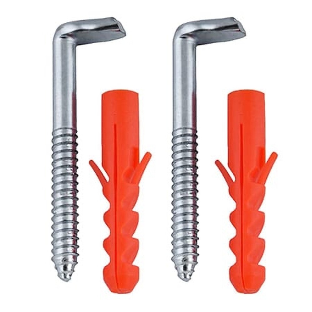 Набор для крепления водонагревателя (крюк-шуруп-2шт, дюбель распорный-2шт)