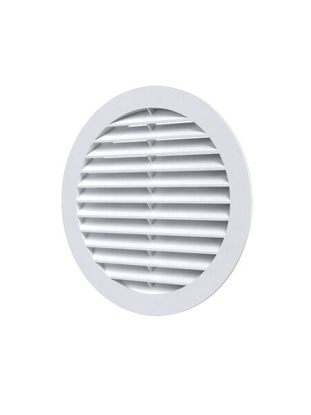 Решетка вентиляционная круглая d-200 с фланцем d-150 A15RK