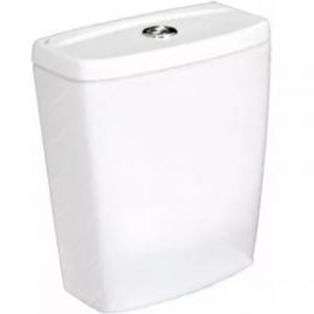 Бачок для унитаза Rosa "Рио", "Соло" БЕЛЫЙ с арматурой г.Киров (меж.ос. 150 мм)