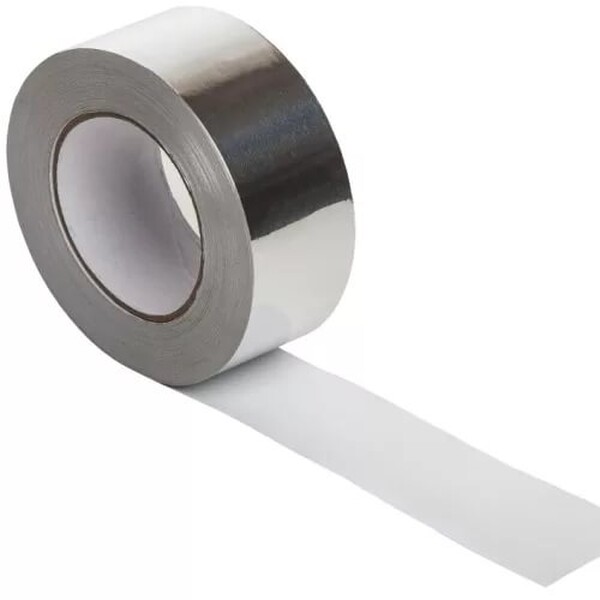 Лента клеящая алюминиевая 50мм*40м для герметизации систем вентиляции 50/440