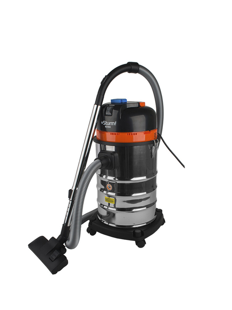 VC7203 Промышленный пылесос 1600 Вт, объём 30 л