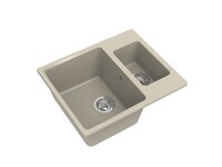 Мойка EWIGSTEIN Gerd 60K (темно-бежевый) 1,5 чаши 600*500 мм