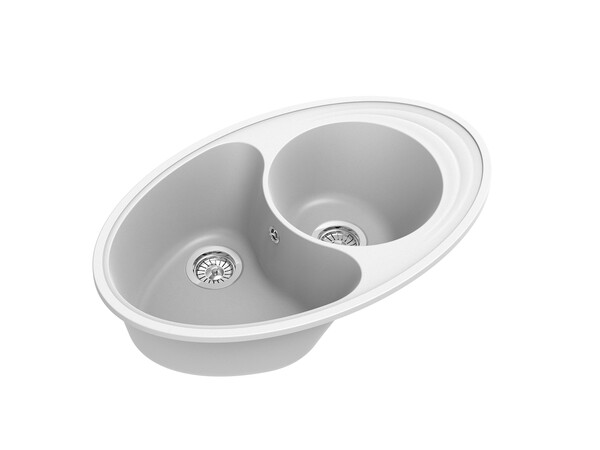 Мойка EWIGSTEIN Elegant W90KF 820*520 1.5 чаши +крыло (иней)