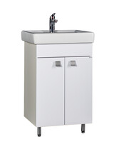 Подстолье SANTREK HOME "Тигода-55" (Белый) 2 двери под умывальник "Тигода-55" 500х800х452