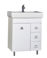 Подстолье SANTREK HOME "Тигода-70" (Белая) 1 дверь 3 ящика под умывальник "Тигода-70" 640х800х446