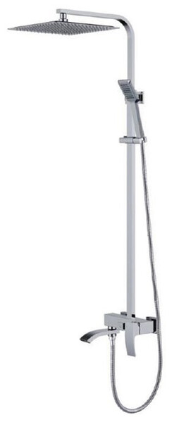 G2407 Душевая система GAPPO с верхним душем и ручной лейкой (хром)