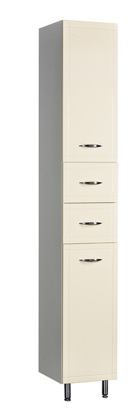 Пенал SANTREK HOME "Мальта-30" (Бежевый) 1 дверь 2 ящика с корзиной Левый 300х1920х338 *