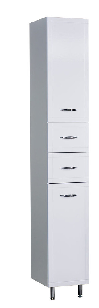 Пенал SANTREK HOME "Мальта-30" (Белый) 2 двери 2 ящика Правый 300х1920х338