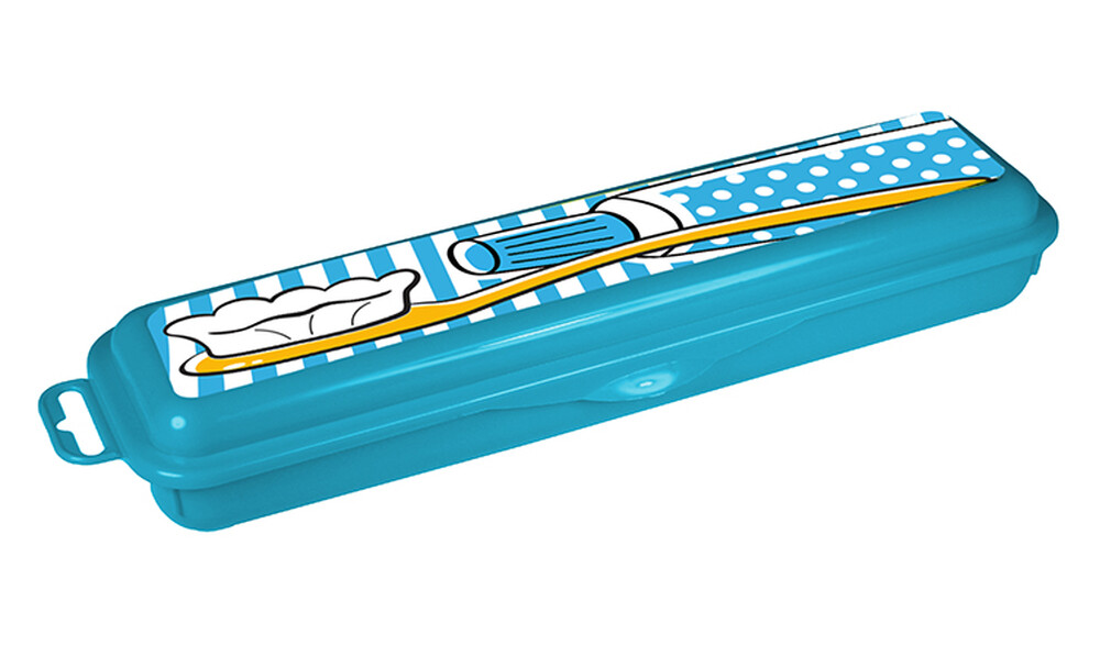 Контейнер для ЗУБНОЙ ЩЕТКИ И ПАСТЫ цв.микс 35х60х240мм("М-пластика") (М 2553)