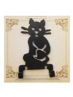 Крючок настенный металл. "Кот" 2 крючка №13н