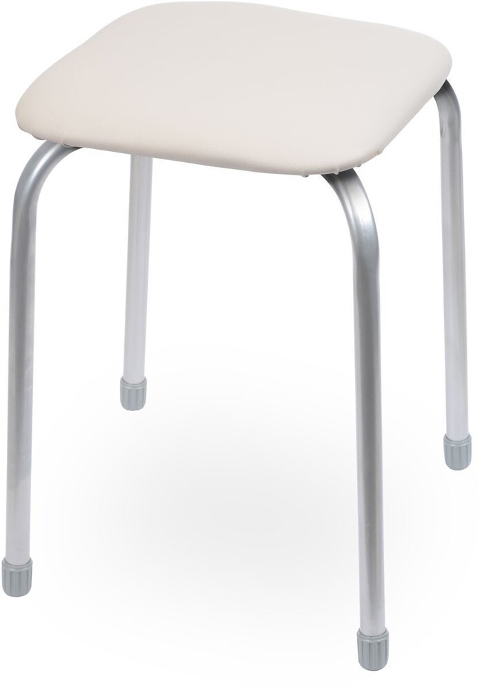 Табурет Классика 3 КВАДРАТ винилискожа Серый ТК03/С NIKA*