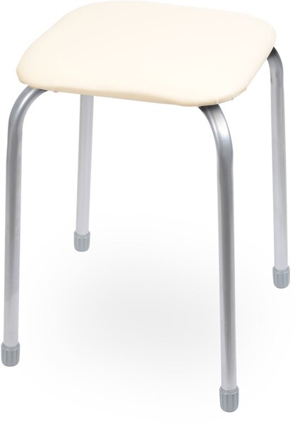 Табурет Классика 3 КВАДРАТ винилискожа Слоновая кость ТК03/СК NIKA*