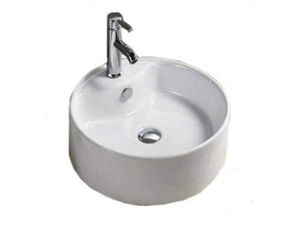 800-7026 (A003) Фигурный умывальник накладной 465х465х160 MELANA