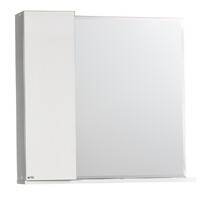 Зеркало-шкаф SANTREK HOME "Лайн-80" (Белый) 800х670х150