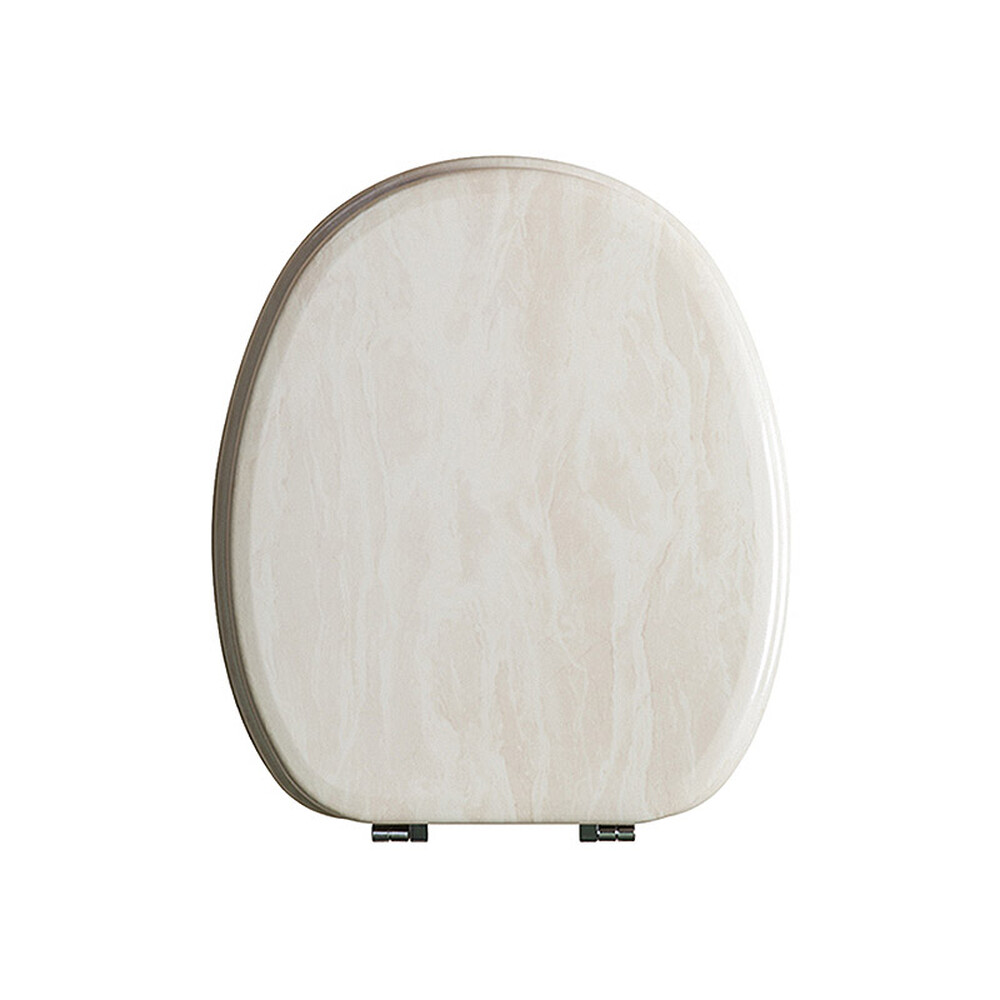 Сиденье д/унитаза МДФ/ МИКРОЛИФТ ОРИО КД-12м "Жемчуг" (377432мм ,  межосевое 90-175мм)