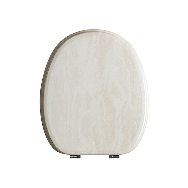 Сиденье д/унитаза МДФ/ МИКРОЛИФТ ОРИО КД-12м "Жемчуг" (377432мм ,  межосевое 90-175мм)