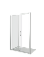 Душ.ограждение GOOD DOOR LATTE WTW-120-С-WE Прямое, стекло Прозрачное 5мм (без поддона и автослива)