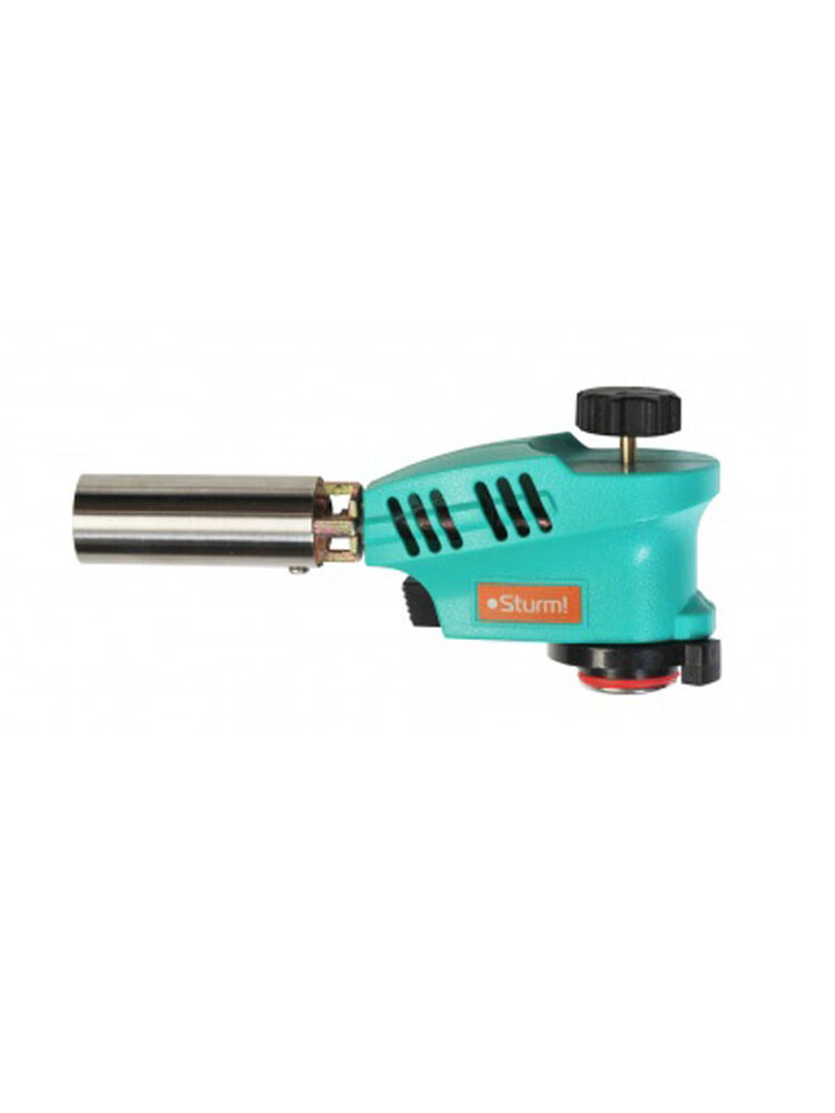 5015-KL-03 Горелка газ,ПЬЕЗОПОДЖИГ (курок),рег.пламени,защита от ветра, увел мощ STURM!