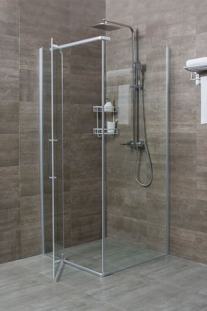 Душевое ограждение ERLIT ER10109H-C1 (90*90*200) стекло прозрачное 6 мм. 3к.