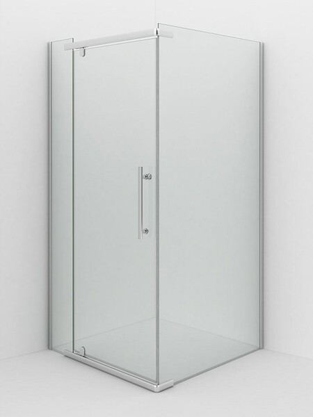 Душевое ограждение ERLIT ER10109H-C1 (90*90*200) стекло прозрачное 6 мм. 3к.