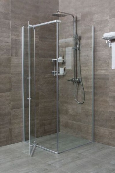 Душевое ограждение ERLIT ER10110H-C1 (100*100*200) стекло прозрачное 6 мм. 3к.