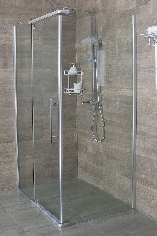 Душевое ограждение ERLIT ER10112H-C1 (120*90*200) стекло прозрачное 6 мм. 3к.