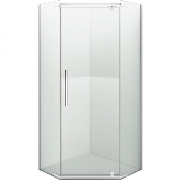 Душевое ограждение ERLIT ER10110V-C1 (100*100*200) стекло прозрачное 6 мм. 3к.