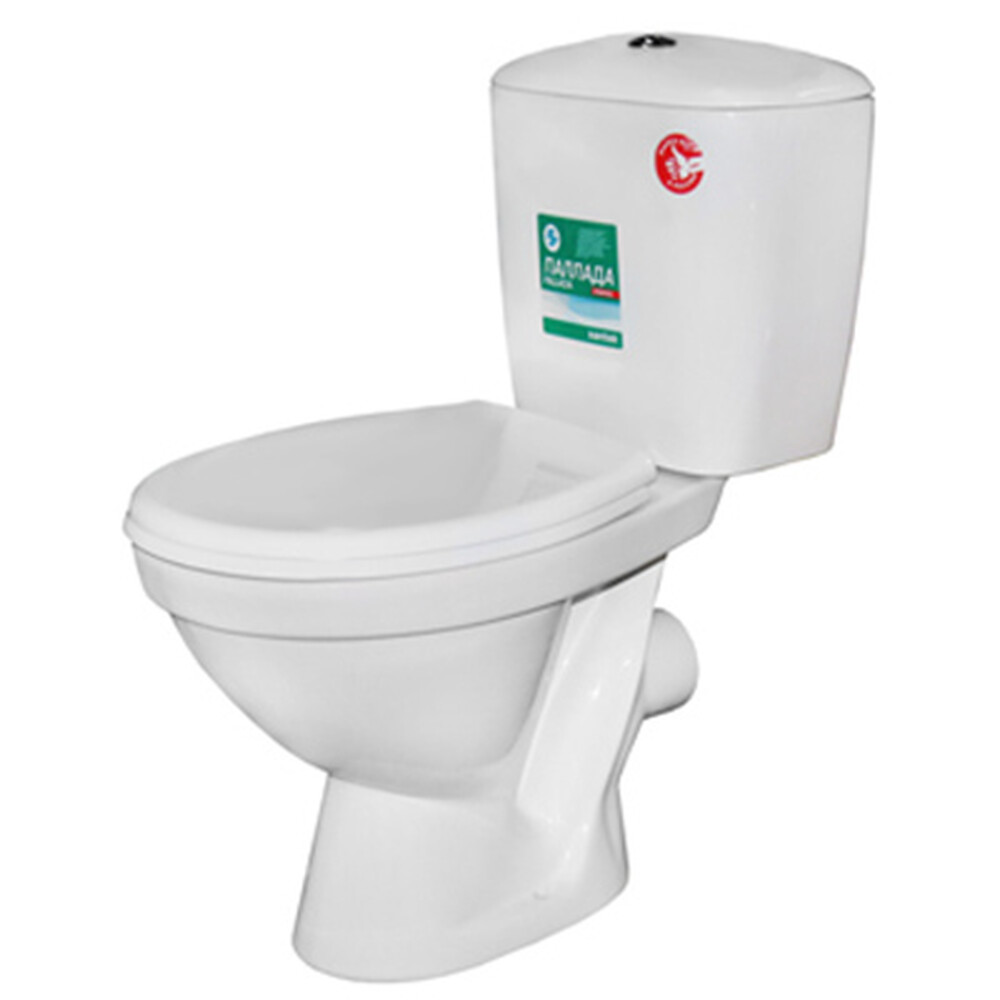 Унитаз-компакт "Паллада" (прям. вып., с 2-кн.арм., нижн. подв., сиденье ПОЛИПРОПИЛЕН 2РА ПП) 1WH302371