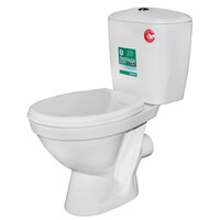 Унитаз-компакт "Паллада" (прям. вып., с 2-кн.арм., нижн. подв., сиденье ПОЛИПРОПИЛЕН 2РА ПП) 1WH302371