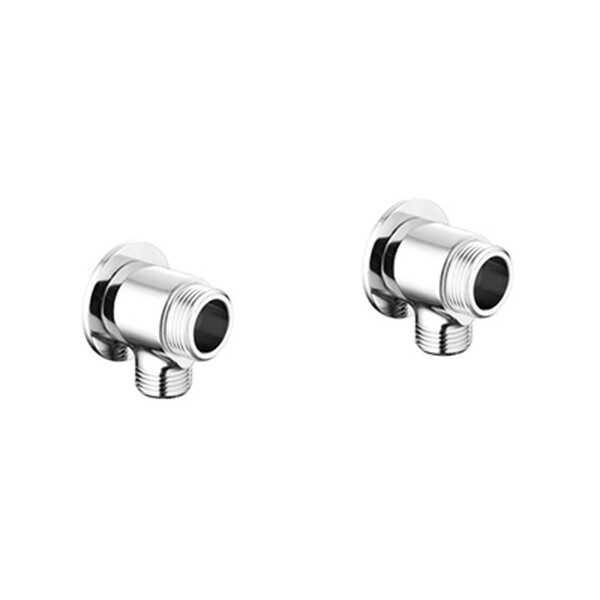 Угол установочный для смесителя с наружным подключением LEDEME (LН501) в блистере (2 штуки)