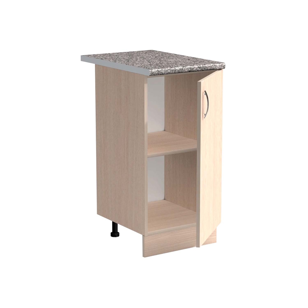 Рабочий стол 40 цвет Дуб млечный столешница Гранит SANTREK HOME (ЛДСП)