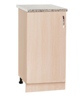 Рабочий стол 50 цвет Дуб млечный столешница Гранит SANTREK HOME (ЛДСП)