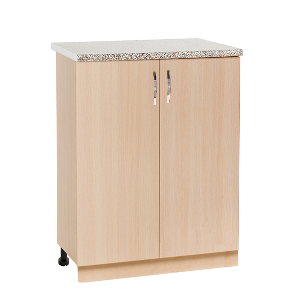 Рабочий стол 60 цвет Дуб млечный столешница Гранит SANTREK HOME (ЛДСП)