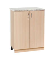 Рабочий стол 60 цвет Дуб млечный столешница Гранит SANTREK HOME (ЛДСП)