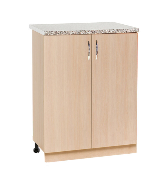 Рабочий стол 60 цвет Дуб млечный столешница Гранит SANTREK HOME (ЛДСП)