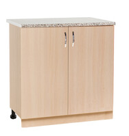 Рабочий стол 80 цвет Дуб млечный столешница Гранит SANTREK HOME (ЛДСП)