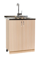 Тумба 60*60 цвет Дуб млечный (2 дверцы) SANTREK HOME (ЛДСП)