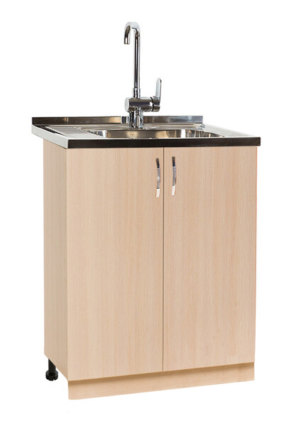 Тумба 60*60 цвет Дуб млечный (2 дверцы) SANTREK HOME (ЛДСП)