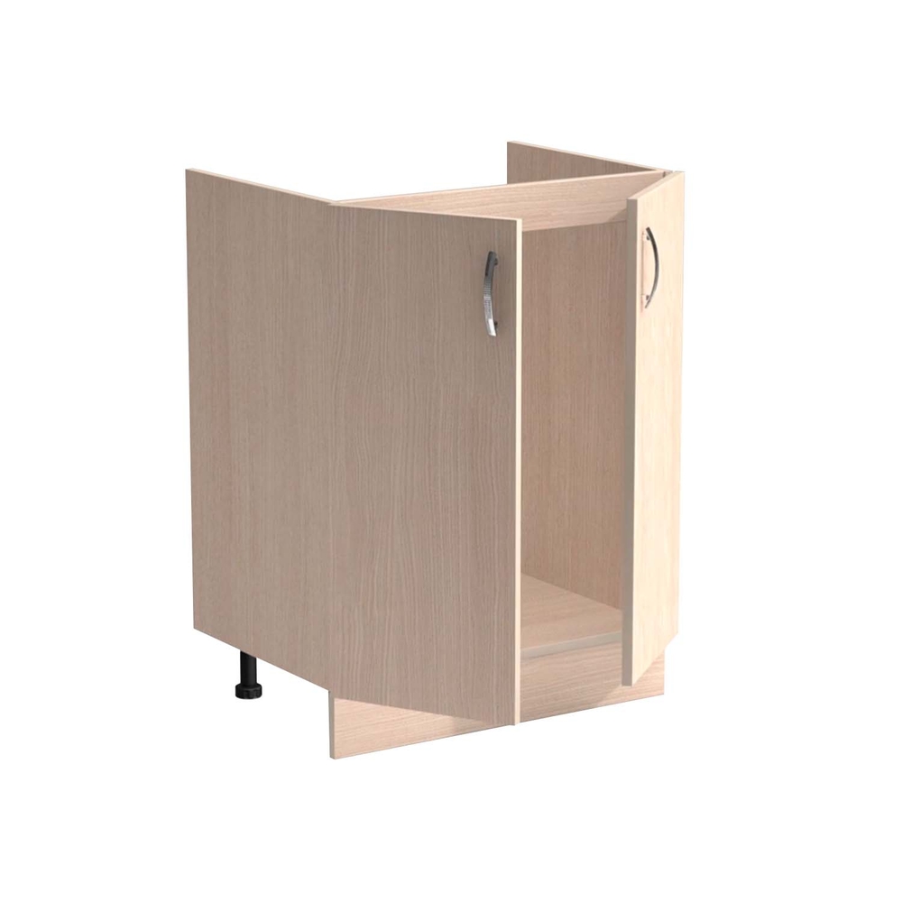 Тумба 80*50 цвет Дуб млечный (2 дверцы) SANTREK HOME (ЛДСП)